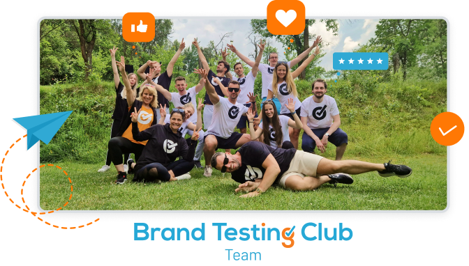 Brand testing club team